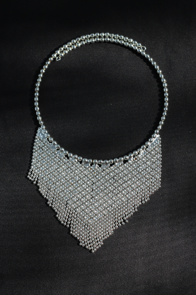 COLLAR SAGE PEARL SILVER