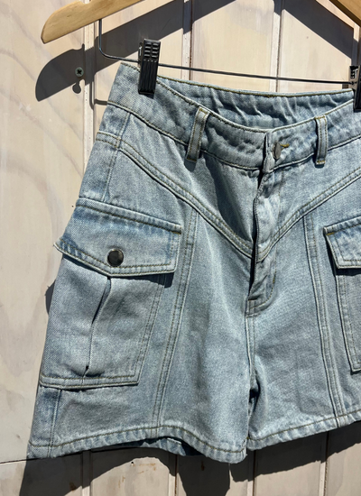 SHORT BOLSILLOS DENIM TALLA XS