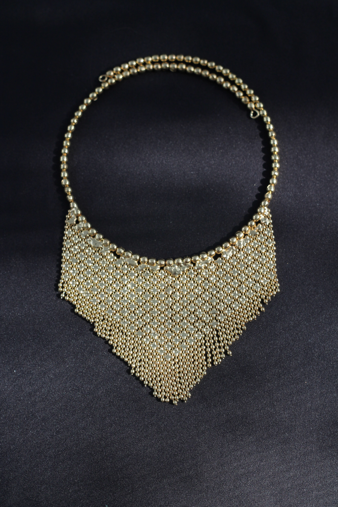 COLLAR SAGE PEARL GOLD