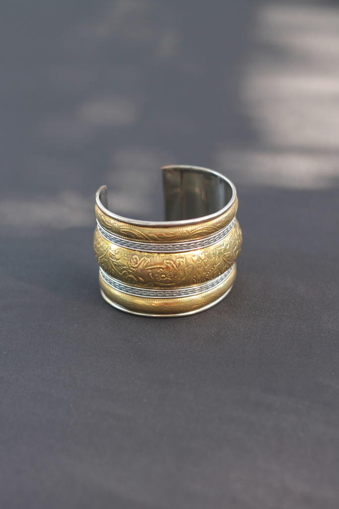 BRAZALETE LUX TWIST GOLD/SILVER