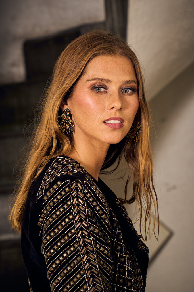 CHAQUETA GEOMETRIC BLACK
