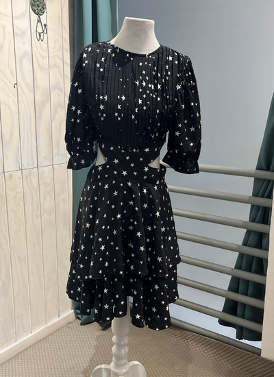 VESTIDO MINI ESTRELLAS TALLA XS