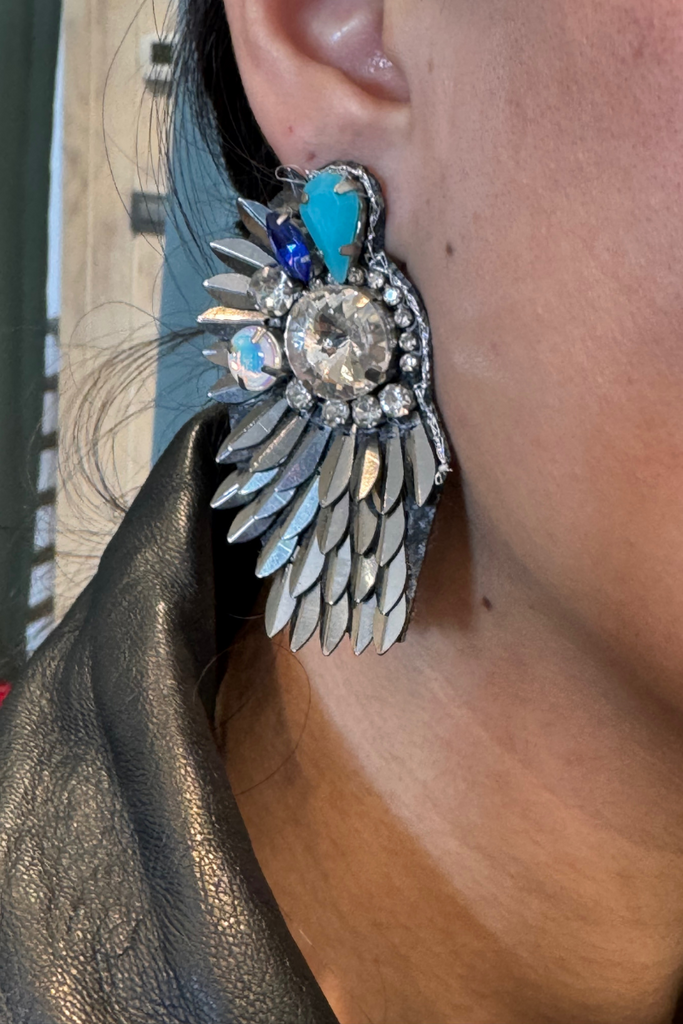 AROS PEACOCK PLATEADO