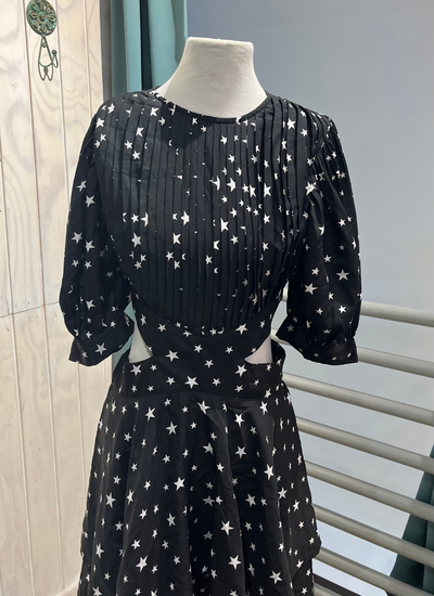 VESTIDO MINI ESTRELLAS TALLA XS