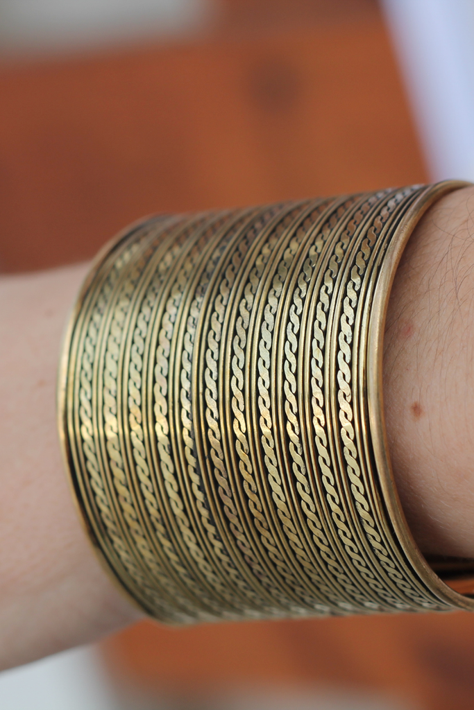BRAZALETE WAVE GOLD