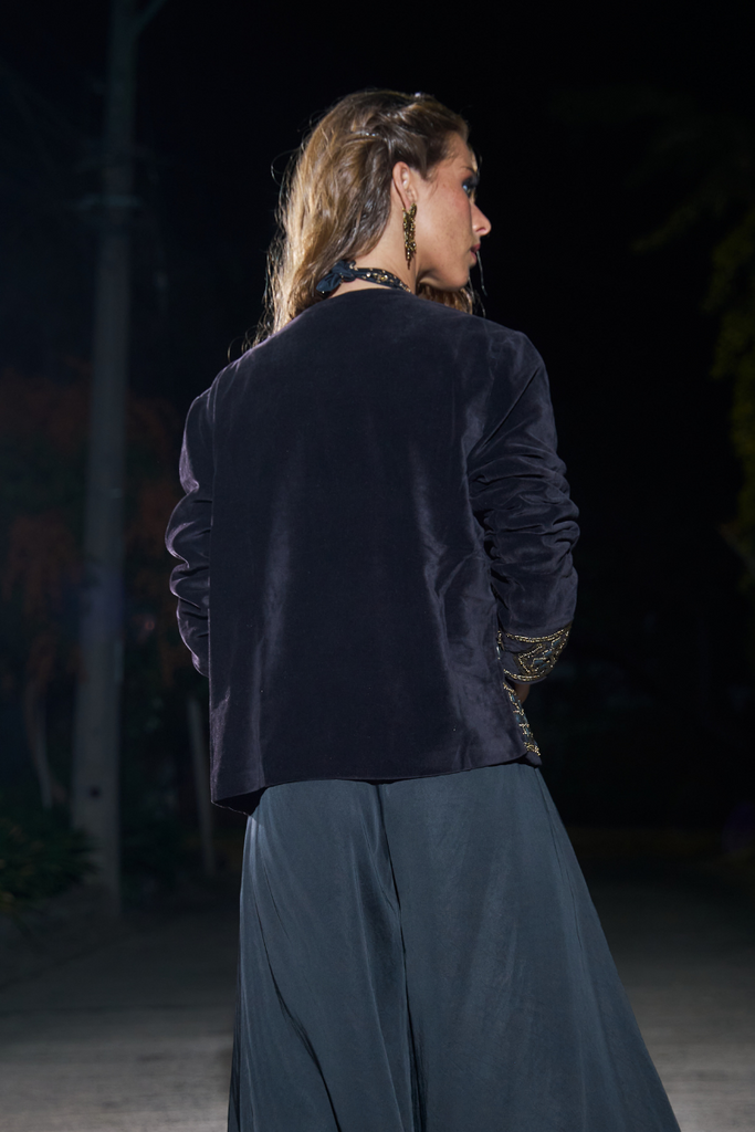 CHAQUETA SUBLIME VELVET BLACK