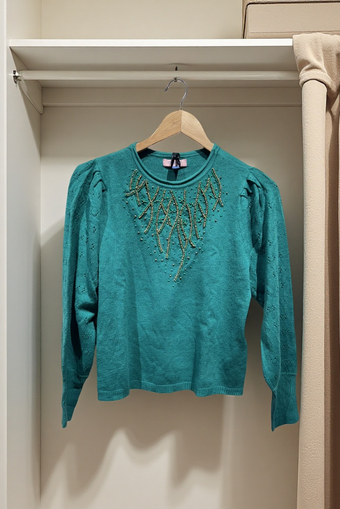 SWEATER PROMISE BOTTLE GREEN