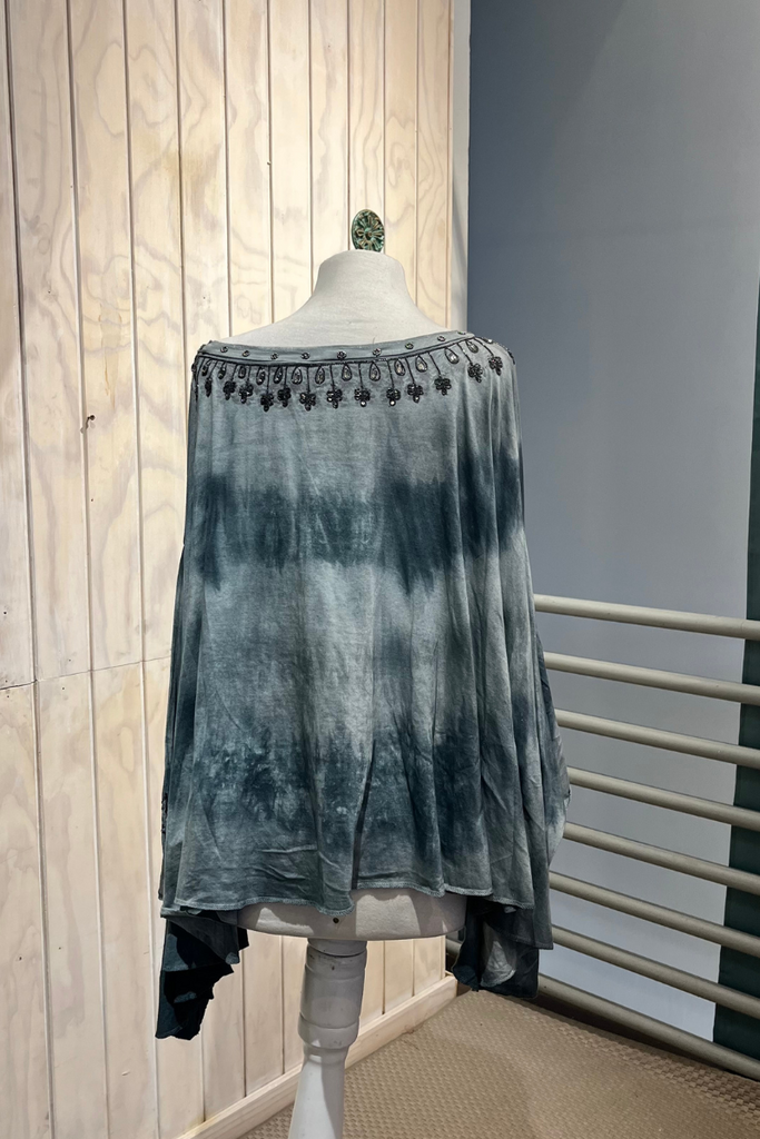 CAPA CON MANGAS DEGRADE AZUL TALLA S/M