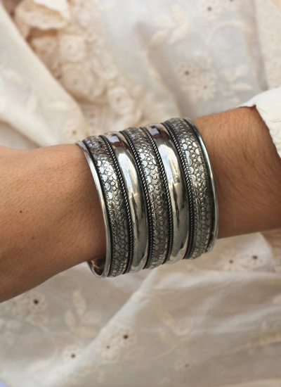 BRAZALETE ASTRA CUERO SILVER