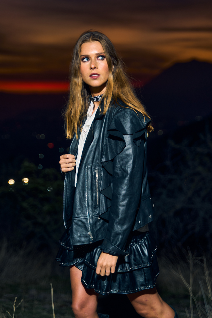 CHAQUETA FREEDOM LEATHER BLACK