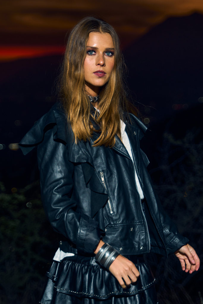 CHAQUETA FREEDOM LEATHER BLACK