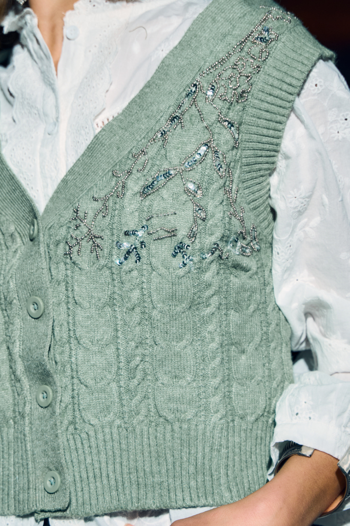 SWEATER RAVEN DARK TEAL