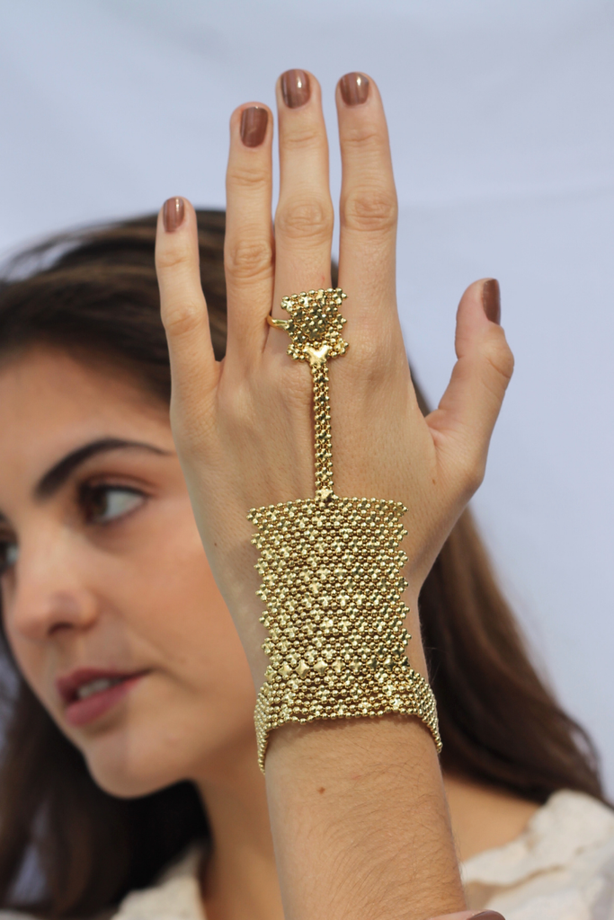 PULSERA ANILLO BREEZE GOLD