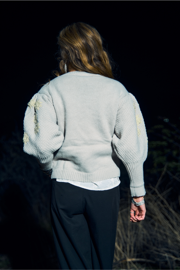 SWEATER WINTER FLOWER PISTA