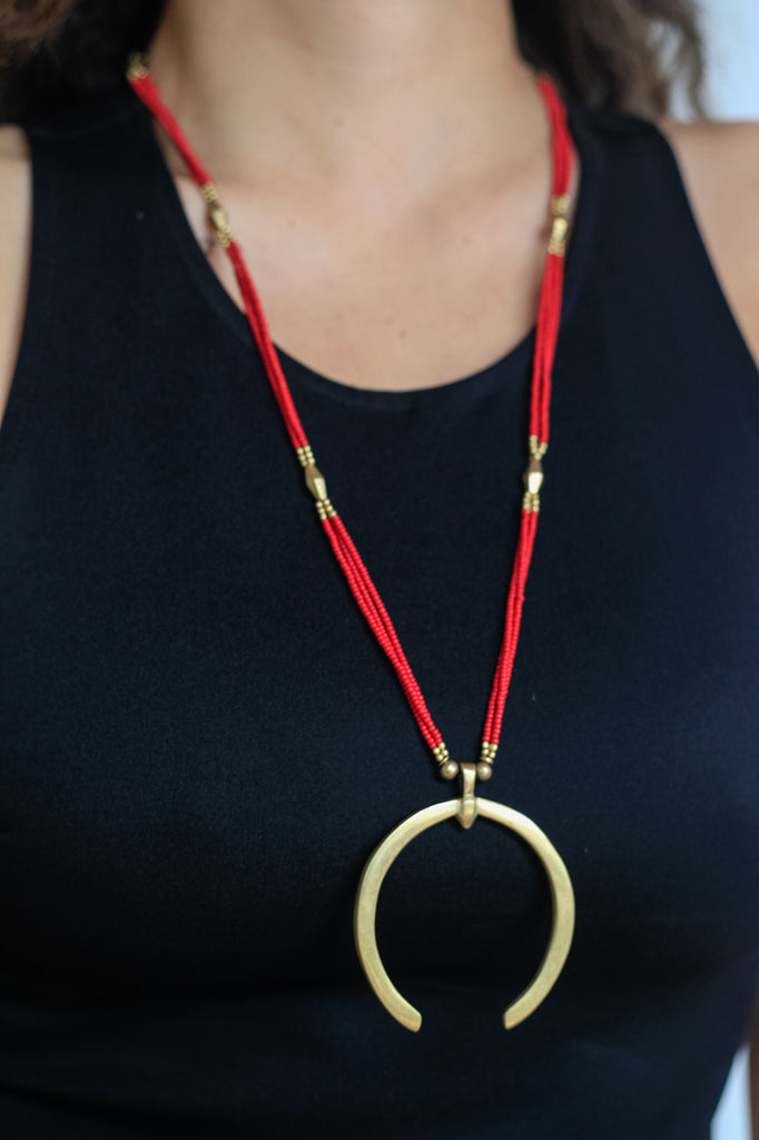 COLLAR SELMA RED