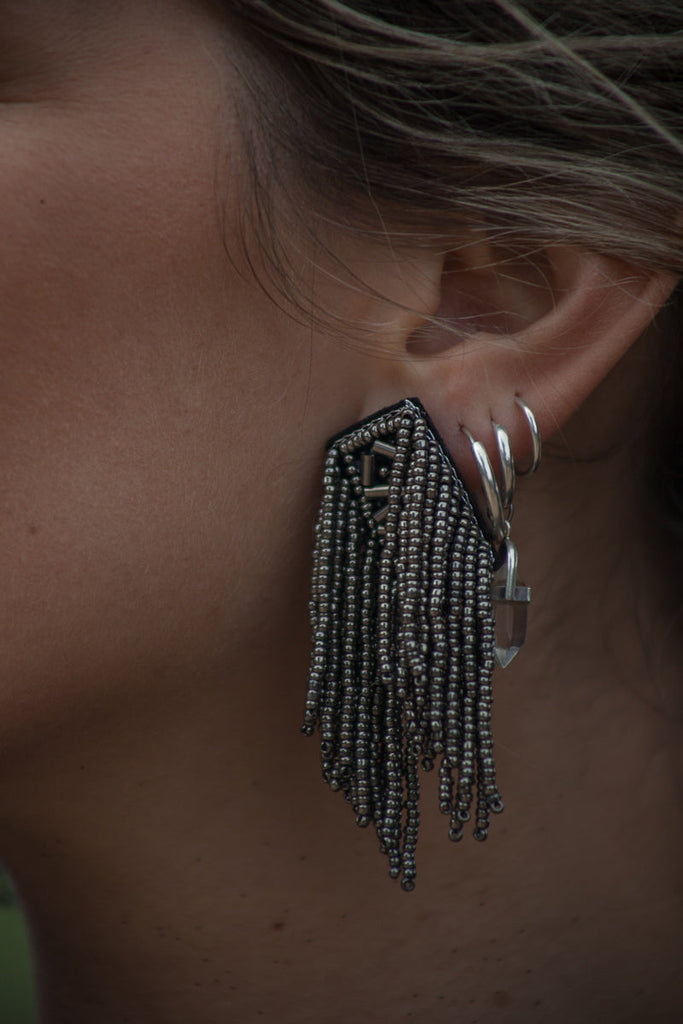 AROS SQUARE BEAD NEGRO